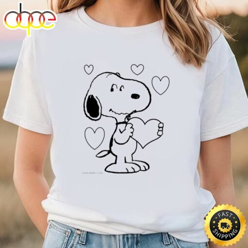 Happy Valentines Day Snoopy Heart Shirt