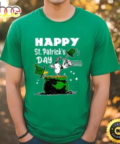 Happy Woodstock And Snoopy St Patricks Day Shirts