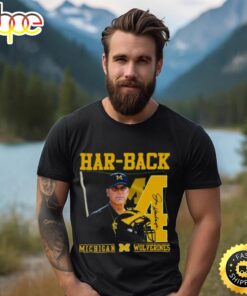 Har Back 4 Jim Harbaugh Michigan Wolverines Signature Shirt