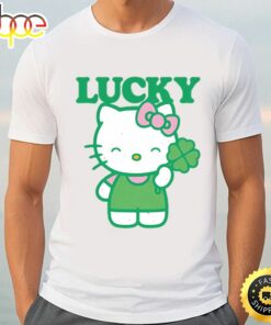 Hello Kitty Green Saint St. Patricks Lucky Shirt