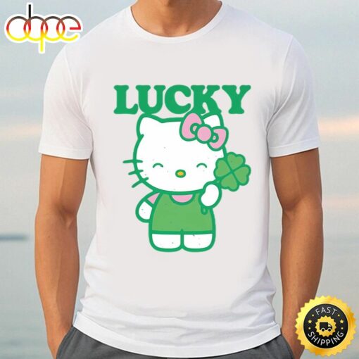 Hello Kitty Green Saint St. Patricks Lucky Shirt