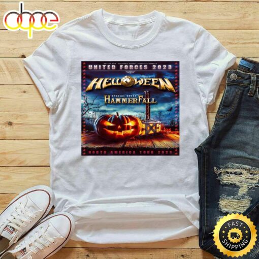 Helloween Hammer Fall North America Tour 2023 T-Shirt