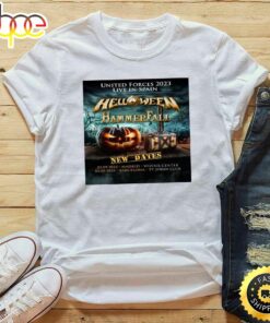 Helloween Hammer Madrid,Barcelona Fall Tour 2023 White T-Shirt