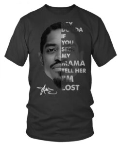 Hey Donda Half Face Artwork Dope Black Tshirt