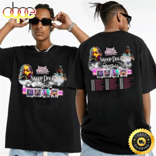 High School Reunion 2023 Snoop Dogg Wiz Khalifa Tour Shirt