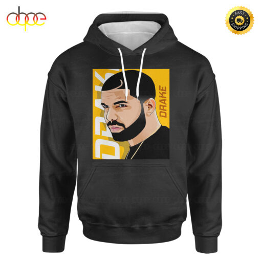 Hip Hop Artist Drake Poster Hoodie