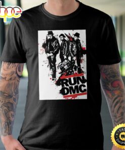 Hip Hop Run Dmc Tour 2023 Black Unisex T-shirt