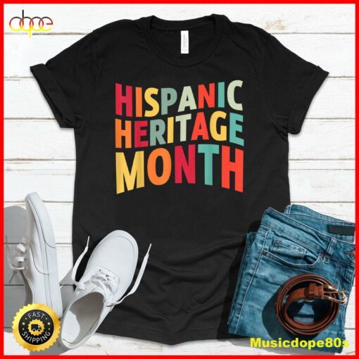 Hispanic Heritage Month 2022 National Latino Countries Flag T-Shirt