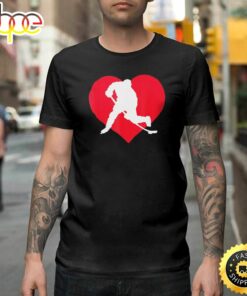 Hockey Valentine Day Hockey Lover Gifts Happy Valentines Day Unisex T-shirt
