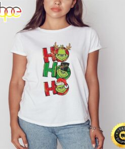 Hohoho Handrawing Green Grinch Shirt