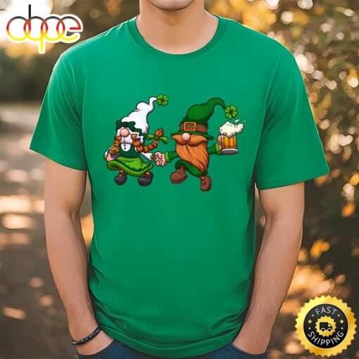 Hopping St Patrick’s Day Gnomes T-Shirt