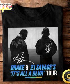 Hot Drake And 21 Sagave Tour 2023 Hot Men T-shirt