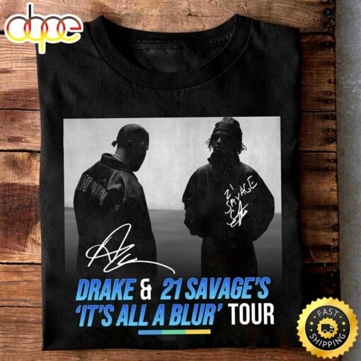 Hot Drake And 21 Sagave Tour 2023 Hot Men T-shirt