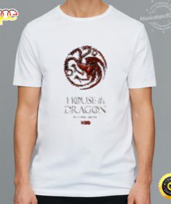 House of the Dragon HBO logo White T-shirt