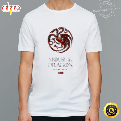 House of the Dragon HBO logo White T-shirt