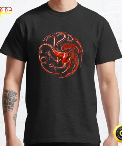 House of the Dragon logo Black T-shirt