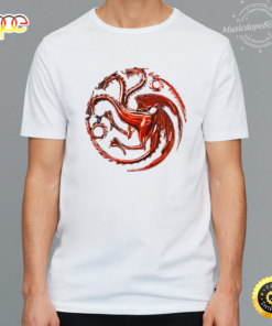 House of the Dragon logo White T-shirt