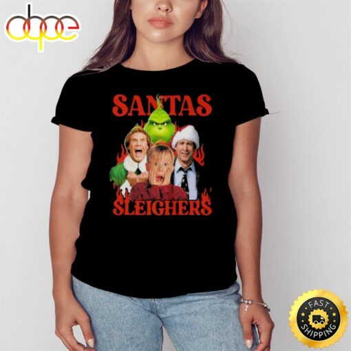 How The Grinch Stole Christmas Santas Sleighers 2023 T-Shirt