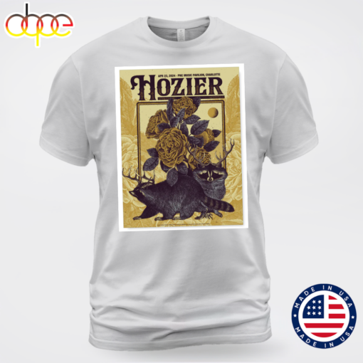 Hozier Charlotte April 23, 2024 T-shirt Tee