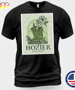 Hozier Rogers April 26, 2024 Black T-shirt