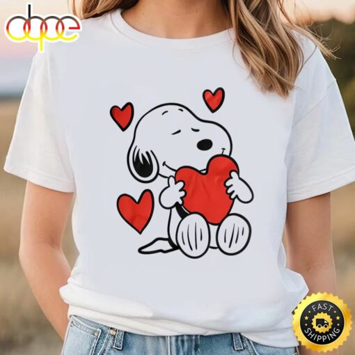 Hugging Snoopy Valentine Shirt