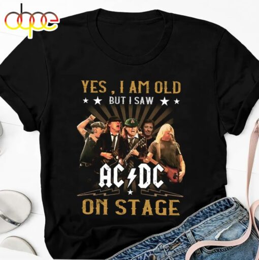 I Saw Acdc Tour 2024 On Stage Vintage T-Shirt