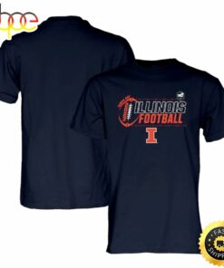Illinois Fighting Illini Blue 84 2023 ReliaQuest Bowl Navy T-shirt