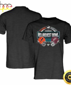 Illinois Fighting Illini vs. Mississippi State Bulldogs Blue 84 2023 ReliaQuest Bowl Matchup Heather Charcoal T-shirt