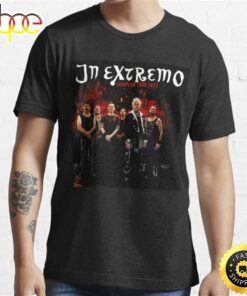 In Extremo European Tour 2023 Music Unisex Black T-shirt