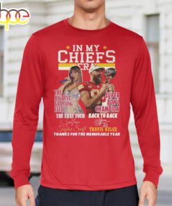 In My Chiefs Era Taylor And Travis Kelce Thanks For The Memorable Year Shirt
