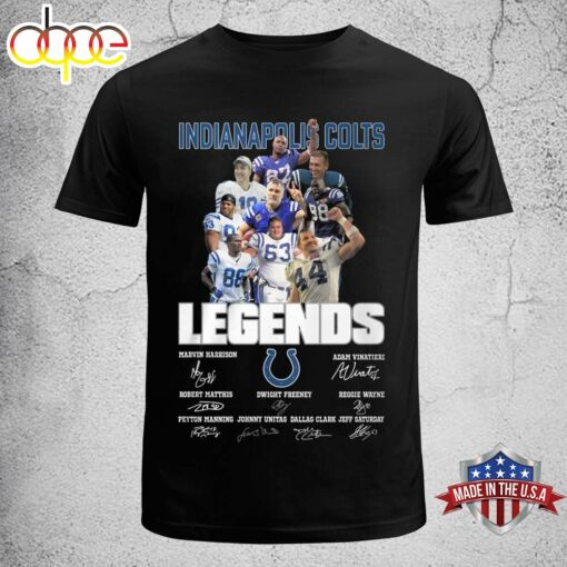 Indianapolis Colts Thank You For The Memories The Legends Signatures shirt