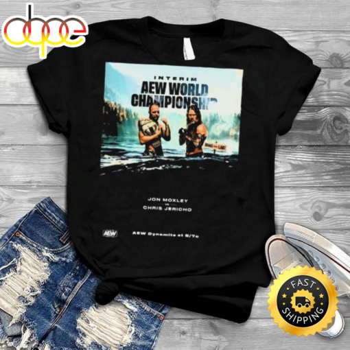 Interim Aew World Championship Jon Moxley Vs Chris Jericho T-shirt