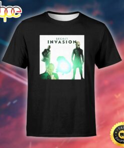 Invasion Movie 2023 Marvels Secret Invasion 2023 Unisex Black T-shirt