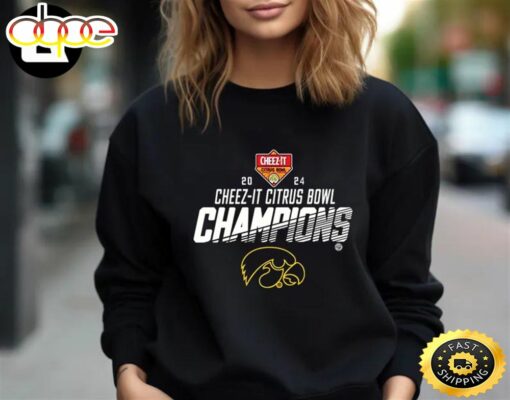 Iowa Hawkeyes 2024 Cheez-It Citrus Bowl Champions Unisex T-Shirt