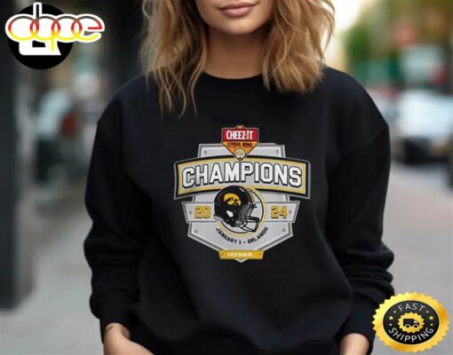 Iowa Hawkeyes 2024 Citrus Bowl Champions Helmet Unisex T-Shirt