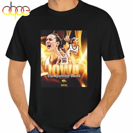 Iowa Hawkeyes Caitlin Clark 2024 Ncaa March Madness Women’s Basketball Championship T-Shirt