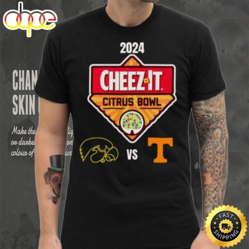 Iowa Hawkeyes Vs Tennessee Volunteers 2024 Vrbo Fiesta Bowl Shirt