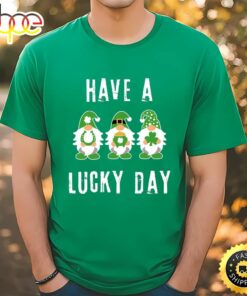 Irish Gnomes Have A Lucky Day St Patricks Day T-shirt