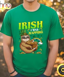 Irish I Was Napping St Patrick’s Day T-shirt