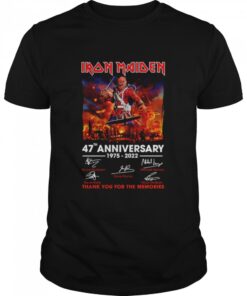 Iron Maiden Legacy Of The Beast 2022 Tour Happy 47th Anniversary 1975 2022 Tshirt