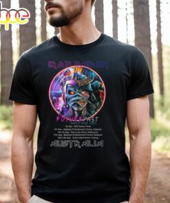 Iron Maiden The Future Past Tour Australia 2024 Merch T-Shirt