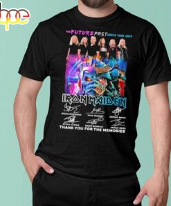 Iron Maiden The Future Past World Tour 2024 Thank You For The Memories Signatures Shir