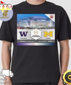 It Is Official Washington Football Will Face Michigan Football In The College Football Bowl Playoff National Championship On 8 January 2024 Classic T-Shirt