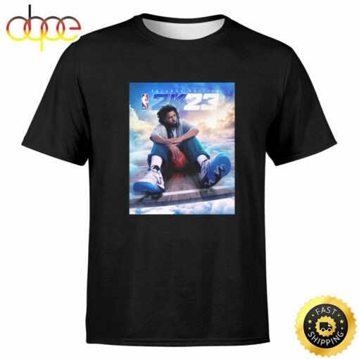 J. Cole featured on cover of NBA 2K23 Dreamer Edition Unisex T-shirt