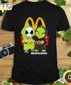 Jack Skellington And Grinch Mcdonalds Friends Shirt