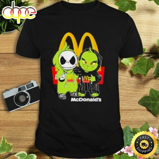 Jack Skellington And Grinch Mcdonalds Friends Shirt