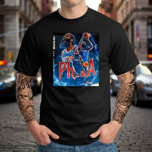 James Edward Harden Philadelphia 76ers NBA T-shirt