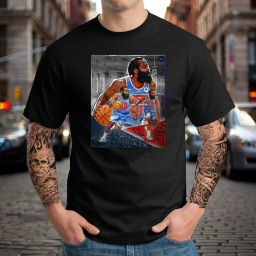 James Harden Nets 13 NBA history T-shirt