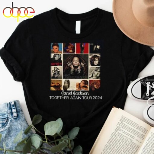 Janet Jackson Together Again 2024 Tour T-shirt