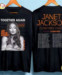 Janet Jackson Together Again Tour 2023 Shirt Gifts For Her